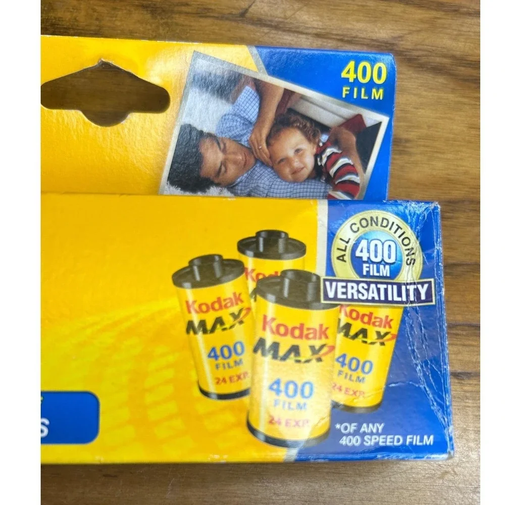 Kodak MAX 400 35mm Film 1 Rolls 24 Exp Color Print Versatility New